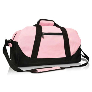Wholesale Custom Made 600D Sports Duffle <b>Bag</b> With Shoulder Strap And Front Zip Pocket Large Capacity Travel Duffel <b>Bags</b> - Product Image 2
