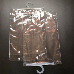Bolsas de plástico transparentes personalizadas con botones para camisetas, calcetines, ropa y prendas de vestir, organizador colgante para ropa. - Product Image 6