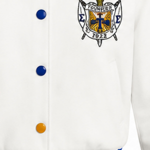 Veste Courte en Satin pour Femme Sigma Gamma Rho, Fermeture Éclair sur le Devant, Légère, Style Bomber Décontracté, Vêtement d'Extérieur Tendance pour Sororité, Tenue Personnalisée - Product Image 6