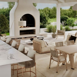 Modern Design Outdoor Furniture <b>Garden</b> <b>Set</b> Waterproof Wood Material Vietnam Origin 3 Years Warranty with OEM ODM Service - Product Image 4