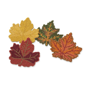 Posavasos Redondo Hecho a Mano con Cuentas, Tapete de Mesa con Cuentas de Semillas, Posavasos Artesanal con Bordado de Cuentas, Logotipo Personalizado, Artesanía Ecológica - Product Image 3