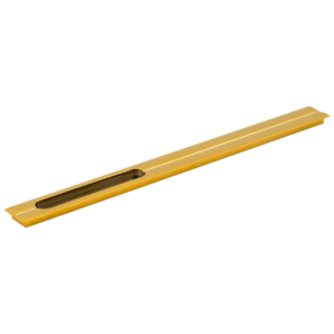 Poignée de porte minimaliste moderne en aluminium, profilé de bordure monté en surface, pour porte à panneau plat, quincaillerie de mobilier pour la maison et la chambre - Product Image 2