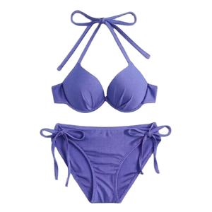 Nuevo Bikini Micro con Decoración de Cadena y Ropa de Playa, Conjunto de Bikini Triangular Brasileño Sexy para Mujer - Product Image 1