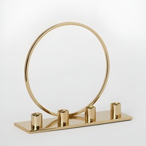 Handmade Customized Stainless Steel Candle Stand Premium Golden Finished Modern Style Candle Holder Home Decoration High End - Product Image 3