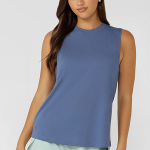 เสื้อกล้ามโลโก้สั่งทำ ผ้าคอตตอนผสม แขนกุด ชุดกีฬา - Product Image 3