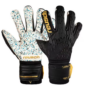 ถุงมือผู้รักษาประตูฟุตบอล Econex Sports แบบเต็มนิ้ว สีเขียวนีออนน้ำเงิน พิมพ์ลายซิลค์สกรีน ระบายอากาศได้ดี กันลื่น ปิดด้วยเชือกผูก - Product Image 6