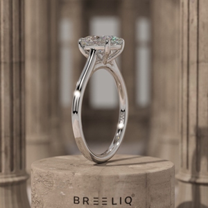 2CT Oval Diamond Engagement Ring 14K Solid Gold Solitaire Ring Classic 4 Prong <b>Bridal</b> Ring Custom Jewelry OEM ODM Supplier - Product Image 4