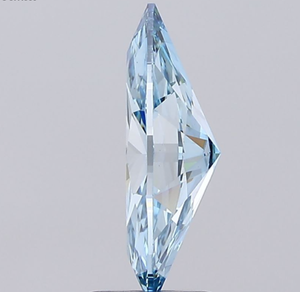 Diamante Cultivado en Laboratorio con Certificación IGI, Corte Marquise Modificado de 2.13 CT, Color Azul Intenso Fantasía, Claridad VS2, CVD LG 560224165, ROYAL GEMS - Product Image 4