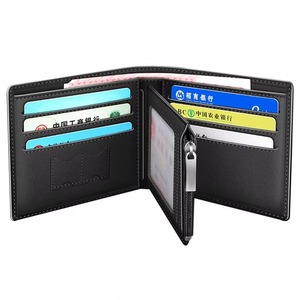 Cartera Corta Abierta de Cuero Genuino para Hombre, Nueva Moda 2026, Impermeable, Venta Directa de Fábrica, Venta al Por Mayor - Product Image 4