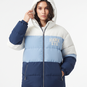 Chaqueta Acolchada Impermeable con Capucha para Mujer, de la Mejor Calidad, Abrigo de Invierno, Chaqueta Casual Cálida para Exteriores con Cierre Completo - Product Image 1