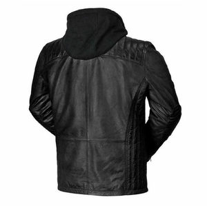 Mens Slim Fit Leather <b>Jacket</b> in Real Leather Custom Tailored Motorcycle Gear Personalized Maximum Comfort <b>jacket</b> for men - Product Image 2