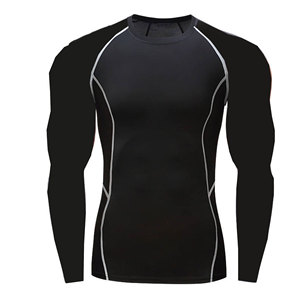 Camiseta de Compresión de Manga Larga con Sublimación Personalizada para Hombre, Ideal para Entrenamiento y Gimnasio, MMA - Product Image 1