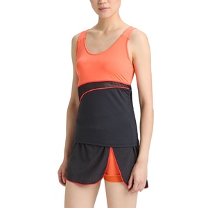 Uniformes de tenis profesionales para mujer, ropa deportiva de alta calidad, falda de cintura alta con bolsillo transpirable, cuello en V, sin mangas, 7 colores, nuevo - Product Image 1