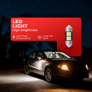 Roadpower (RP-ROOF10-G2) Lot de 10 lumières LED festoon de 31 mm pour l'intérieur et le toit de la voiture - Blanc froid 6000K, 15 g chacune - Product Image 5