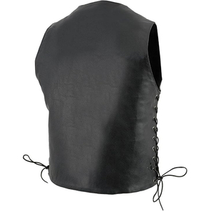 Chaleco de Cuero Genuino Samroz Sports para Hombre, Cuello en V, Cierre de Cremallera, Transpirable, de Secado Rápido, Ajuste Personalizado, Ropa Exterior Informal de Invierno - Product Image 3