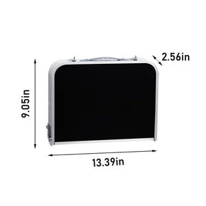 Tavolo Pieghevole da Esterno in Alluminio da 60 cm, Tavolo da Picnic Portatile con 3 Altezze Regolabili, Leggero e Richiudibile per Uso in Patio - Product Image 6