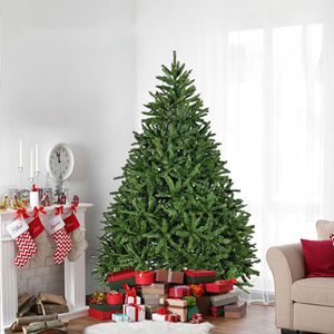 Albero di Natale Artificiale Premium Non Illuminato da 210 cm con 2231 Punte di Rami e Supporto in Metallo, Facile da Montare - Product Image 1