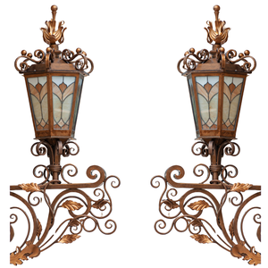 Wrought Iron Living Room Bedside Wall Home <b>Lighting</b> Tiffany Style Interior Design Home Bedroom Garden Wall Lamp From Vietnam - Product Image 1