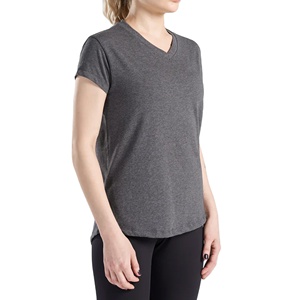 Summer Custom Women's T Shirts Short Sleeve Crew Neck 100% Cotton Basic Tee Blank Plain T Shirt for Women 2026 - Product Image 2