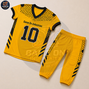 Custom Logo Private Label Sublimation Jersey and Padded Pants Sets Customized Made Newest OEM ODM American Football Uniform - Product Image 3