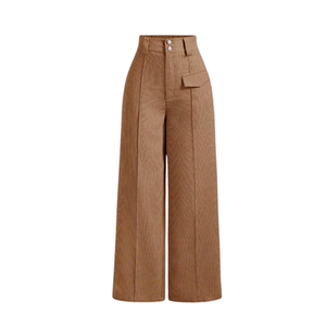 Women stylish <b>pants</b> OEM ODM Vietnam factory high comfort cotton <b>spandex</b> material - Product Image 3