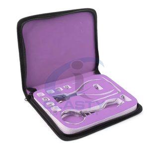 Kit d'instruments universels pour implants dentaires avec outils manuels couleur argent et stérilisation à haute température - Product Image 2