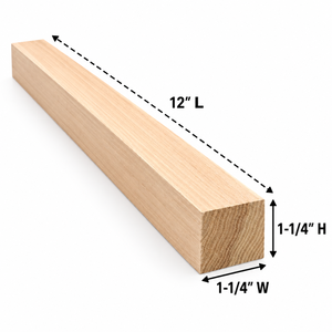 Chevilles carrées en bois massif de peuplier de qualité supérieure, durables, pour menuiserie, bricolage, artisanat, boîtes, enseignes murales - Product Image 2