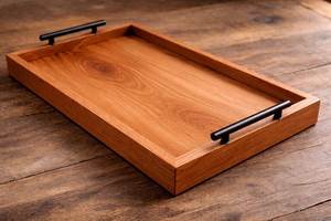 Bandeja de madera de diseño artesanal, bandeja de madera de mango, bandeja de madera de acacia, bandeja para servir, bandejas decorativas de madera a un precio mayorista muy bajo. - Product Image 2