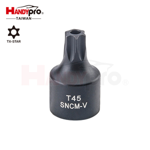 HANDYPRO T40 T45 T47 T50 SNCM-V Torx Impact Socket Bit Set Black 3/8 Inch Drive <b>Vehicle</b> <b>Tools</b> Auto Repair - Product Image 3