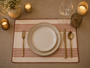 Set de table rectangulaire brodé à franges jaunes, décoration de table pour la maison, les dîners et les fêtes - Product Image 5
