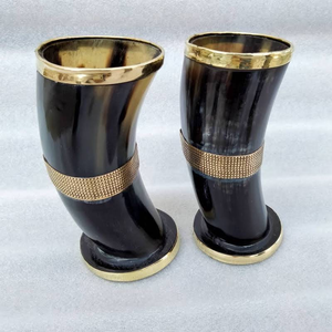 Vaso de Chupito de Cuerno de Búfalo Ecológico Hecho a Mano de Alta Calidad - El Mejor Vaso de Whisky de Cuerno de Búfalo - Product Image 1