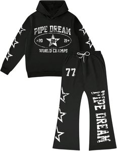 Ensemble sweat à capuche et pantalon de survêtement imprimé pour homme Glory Custom, en molleton de coton, ensemble de survêtement sport décontracté 2 pièces - Product Image 1