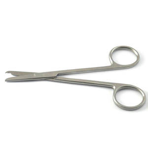 Manual Suture Scissor Set Straight/Curved Stainless Steel <b>Instrument</b> in 3.5 4.5 5.5 Inches CE ISO Certified By Grip Surgical - Product Image 1