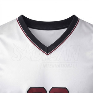 Uniforme de volley-ball classique à manches courtes avec tissu 100% polyester à séchage rapide, coupe confortable pour des mouvements faciles pendant les matchs - Product Image 4