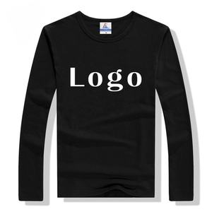 Usine de haute qualité en gros 200gsm mélange de polyester essentiel vierge à manches longues T-shirt pour hommes femmes impression de logo personnalisé - Product Image 1