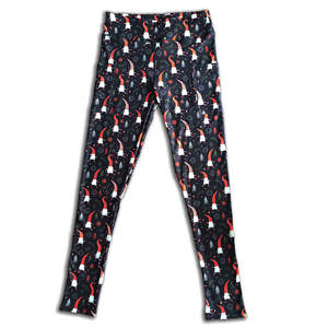 Leggings de yoga pour femmes en gros d'usine, imprimés sur mesure, taille haute, en soie de lait douce, coupe courte |   Vêtements de sport pour Noël - Product Image 5