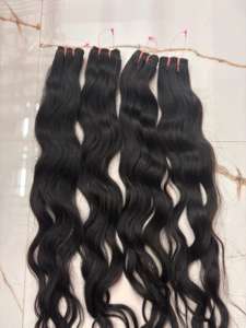Raw Indian Soft <b>Body</b> <b>Wave</b> Human Hair Bundles | Natural Virgin Remy Hair Wholesale - Product Image 4