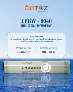 ONTOZ Vente d'usine Membrane RO 4040 8040 Plastique pour le dessalement de l'eau de mer Membrane d'osmose inverse industrielle - Product Image 5