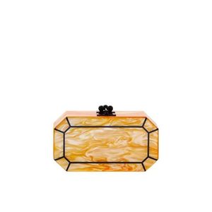 Pochette de soirée de luxe pour femme, en résine, avec cristaux, accessoire de mode de créateur - Product Image 6