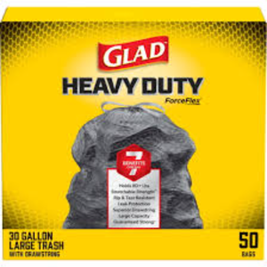 Glad ForceFlex Tall Kitchen Drawstring Trash <b>Bags</b>, 13 Gal, OdorShield, 80 Ct - Product Image 3