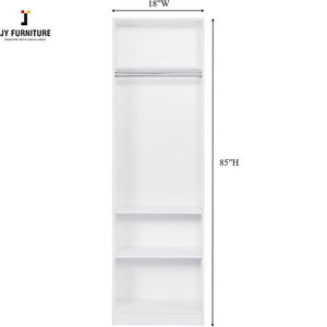 Armoires en MDF haute brillance de style européen moderne Design PET de luxe pour la maison Chambre à coucher Salle de sport Meubles prêts à monter pour hôtels - Product Image 4