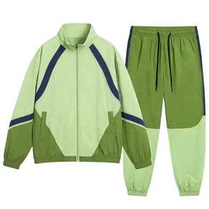 Vente directe d'usine, ensemble de survêtement en coton léger personnalisé avec logo, vêtements de sport décontractés d'hiver, ensemble de jogging unisexe, nouveau - Product Image 5