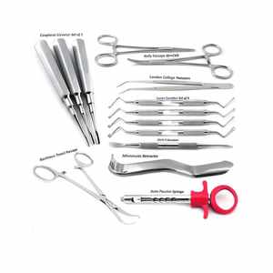 Juego de Instrumentos Quirúrgicos Dentales Manuales de Acero Inoxidable Astrin, Kit de Extracción Dental de Grado Quirúrgico para Cirugía Oral MOL - Product Image 6
