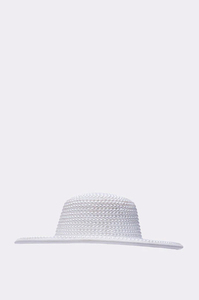 Sombrero de Ala Ancha con Adornos de Perlas Blancas, Accesorio de Fiesta de Lujo para Mujer, Moda Primavera Verano - Product Image 6