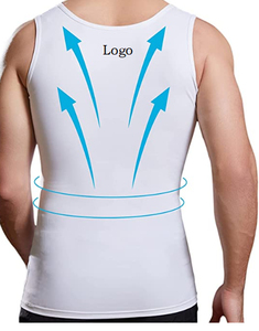 Débardeur gainant respirant en tissu élastique avec imprimé animal et col rond pour homme - Product Image 4