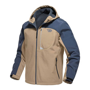 Men Softshell <b>Jacket</b> Durable Outdoor Hiking <b>Running</b> Travel Water Resistant Windproof <b>Lightweight</b> Sports Casual Fashion - Product Image 1