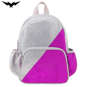 Sac à dos de cheerleading de haute qualité, brillant, personnalisé, broderie, strass, fermeture éclair, bretelles réglables, style sportif - Product Image 5