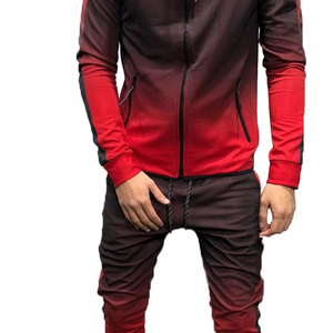 Chándales Deportivos de Estilo Urbano con Estampado Personalizado en Color Degradado, Alta Elasticidad, Diseño Único, Chándal de 2 Piezas para Hombre, Gran Venta - Product Image 5