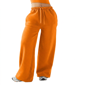 Pantalones Jogger de Algodón para Hombre, Estilo Hip Hop, Pierna Ancha, Transpirables, con Cordón Elástico, Casuales, Azules, Lisos, de Felpa Mediana, Tejido de Punto - Product Image 6