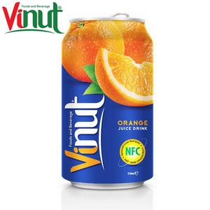 Boîte de conserve de haute qualité 330ml jus d'orange OEM marque privée goût naturel échantillon gratuit meilleur prix - Product Image 2